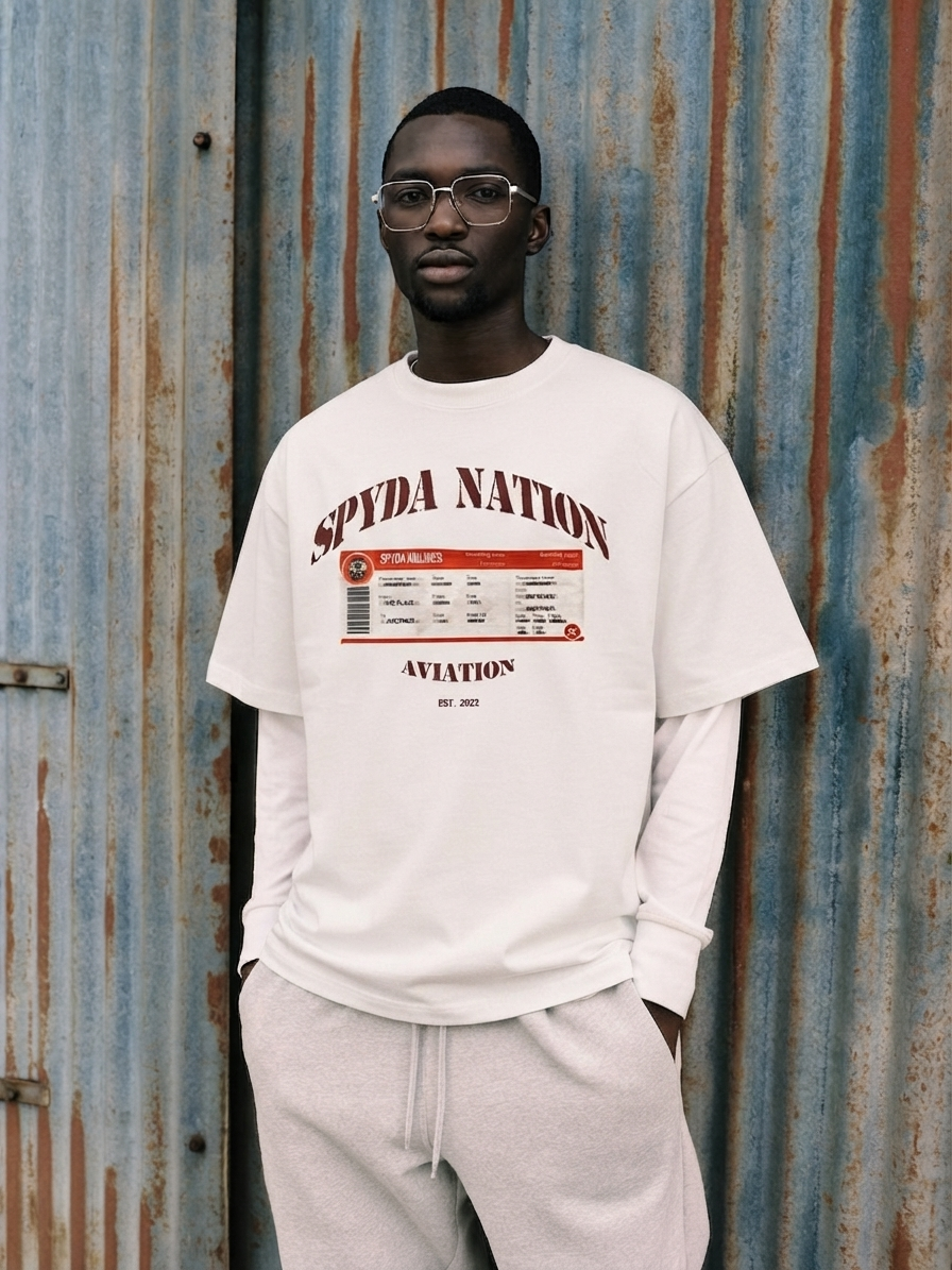 SPYDA AIRLINES "Boarding Pass" Tee