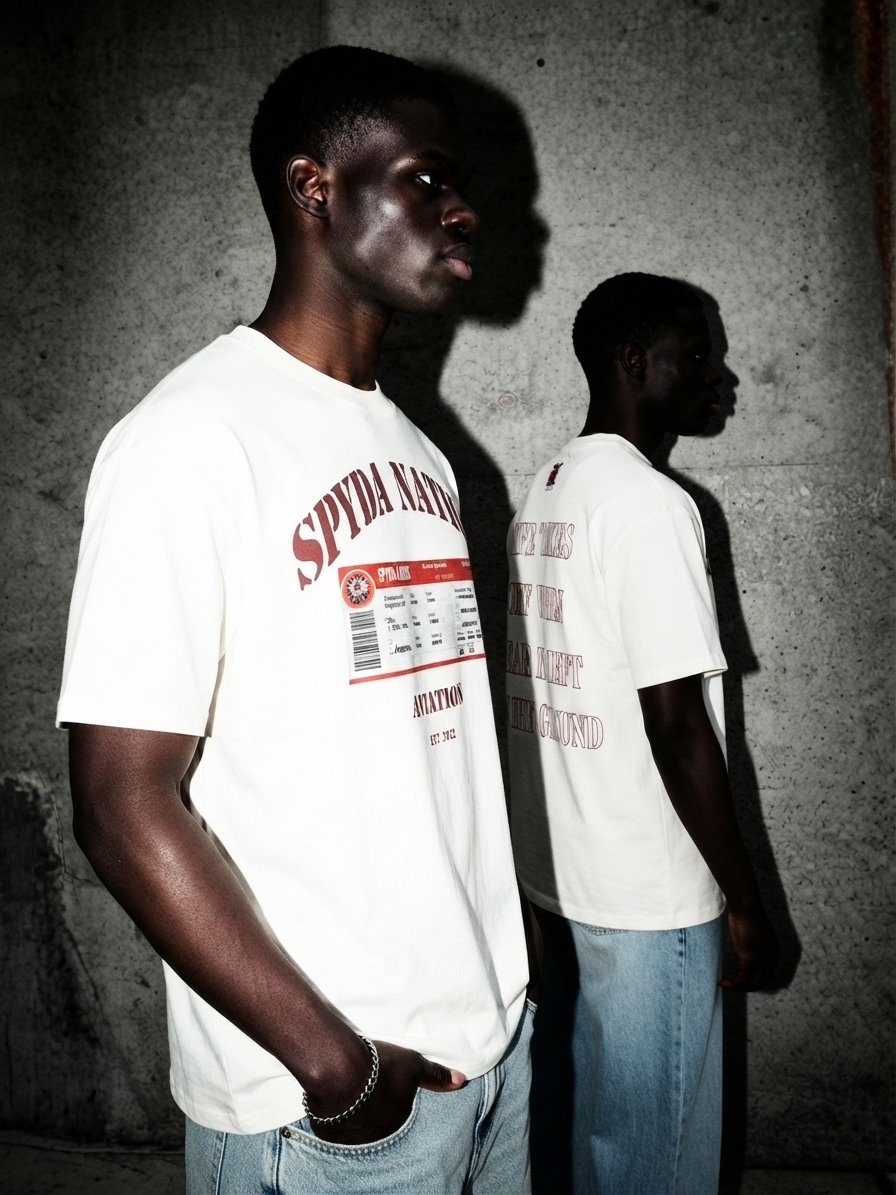 SPYDA AIRLINES "Boarding Pass" Tee