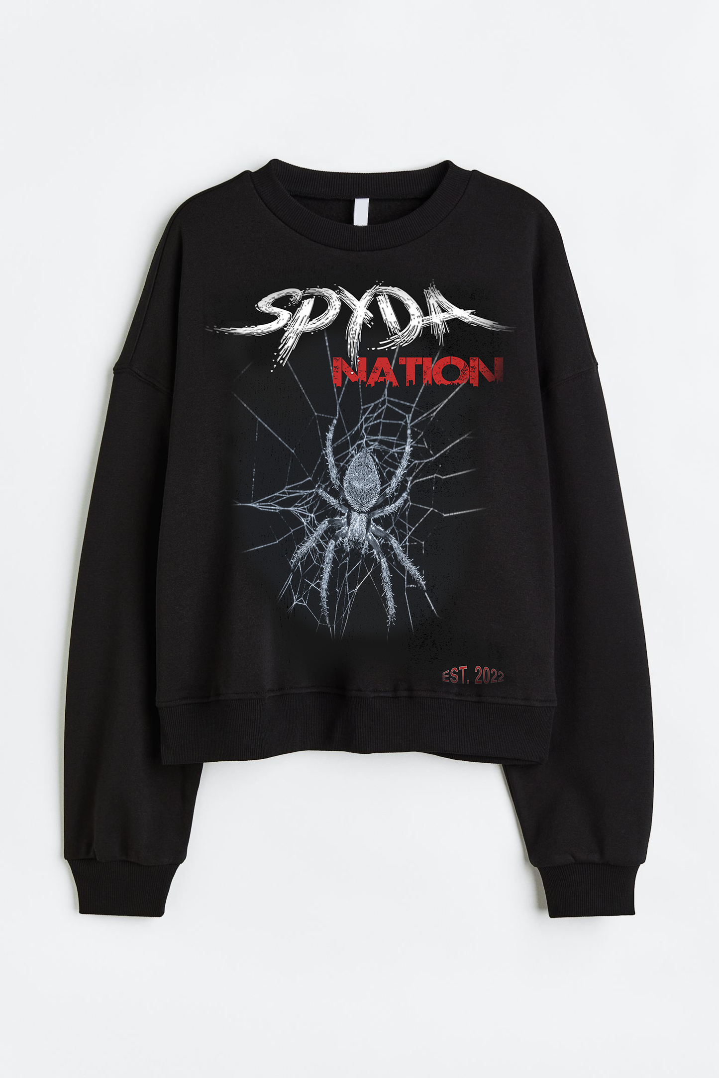 Spyda Web Crew Neck (Black)
